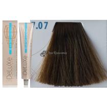 Стійка крем.краска для волосся 7.07 блондин коричневий 3DeLuXe Professional, 100 мл