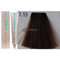 Стійка крем.краска для волосся 7.13 блондин бежевий 3DeLuXe Professional, 100 мл