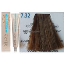 Стійка крем.краска для волосся 7.3 блондин золотистий 3DeLuXe Professional, 100 мл