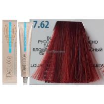 Стійка крем-фарба для волосся 7.62 блондин червоно-перламутровий 3DeLuXe Professional, 100 мл