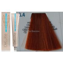 Стійка крем.краска для волосся 8.4 світлий блондин мідний 3DeLuXe Professional, 100 мл