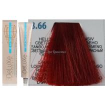 Стійка крем.краска для волосся 8.66 світлий блондин насичено червоний 3DeLuXe Professional, 100 мл