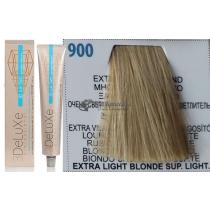 Стійка крем-фарба для волосся 900 суперблонд дуже світлий натуральний 3DeLuXe Professional, 100 мл