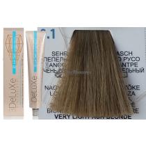 Стійка крем.краска для волосся 9.1 дуже світлий блондин попелястий 3DeLuXe Professional, 100 мл