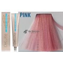 Крем-фарба коректор Pink рожевий перламутр 3DeLuXe Professional, 100 мл