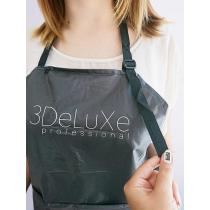 Фартух перукарський темно-сірий з лого 3Deluxe Professional, 77 * 63 см