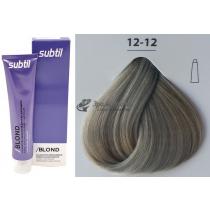 Стійка крем-фарба для волосся 12.12 попелясто-перламутровий супер світлий блондин Creme Ducastel Subtil, 60 мл