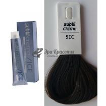 Стійка крем-фарба для волосся 5IC холодний світлий шатен ICE ColorsCreme ICE Colors Ducastel Subtil, 60 мл