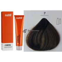 Стійка крем-фарба для волосся 7 блондин Creme Ducastel Subtil, 60 мл
