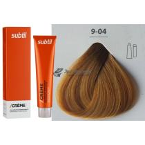 Стійка крем-фарба для волосся 9.04 натурально-мідний дуже світлий блондин Creme Ducastel Subtil, 60 мл