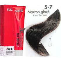 Тонуюча крем-фарба для волосся 5.7 Marron Glace нордічний каштан Tone HD Ducastel Subtil, 60 мл
