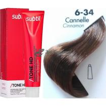 Тонуюча крем-фарба для волосся 6.34 Cannelle кориця Tone HD Ducastel Subtil, 60 мл