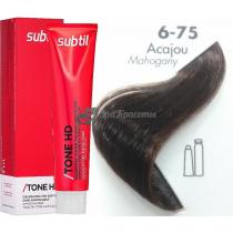 Тонуюча крем-фарба для волосся 6-75 Acajou махагон Tone HD Ducastel Subtil, 60 мл