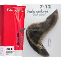 Тонуюча крем-фарба для волосся 7.12 Perle Ombree попелясто-перламутровий Tone HD Ducastel Subtil, 60 мл