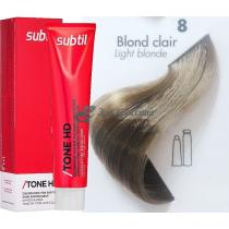 Тонуюча крем-фарба для волосся 8 Blond Clair світло-русявий Tone HD Ducastel Subtil, 60 мл