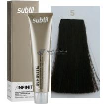 Стійка крем-фарба для волосся без аміаку 5 Світлий шатен Infinite Ducastel Subtil, 60 мл