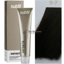Стійка крем-фарба для волосся без аміаку 5.7 Світлий шатен коричневий Infinite Ducastel Subtil, 60 мл