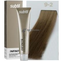 Стійка крем-фарба для волосся без аміаку 9.2 Дуже світлий блондин перламутровий Infinite Ducastel Subtil, 60 мл