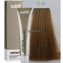Стійка крем-фарба для волосся без аміаку 9.8 Дуже світлий блондин бежевий Infinite Ducastel Subtil, 60 мл
