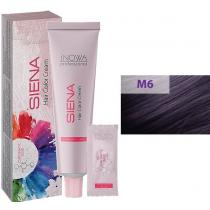 Крем-фарба для волосся М/6 Фіолетовий jNOWA Siena Mix Ton, 60 мл