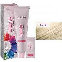Крем-фарба для волосся 12/0 Екстра яскравий блонд jNOWA Siena Chromatic Save, 90 мл