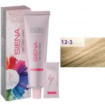 Крем-фарба для волосся 12/3 Екстра золотистий блондин jNOWA Siena Chromatic Save, 90 мл