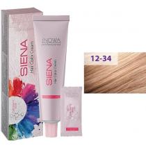 Крем-фарба для волосся 12/34 Світло-персиковий jNOWA Siena Chromatic Save, 90 мл
