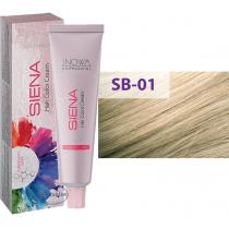Крем-фарба для волосся SB/01 Натурально-попелястий jNOWA Siena Special Blond, 90 мл