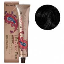 Стійка крем-фарба для волосся 1.0 Чорний Life Color Plus Farmavita, 100 мл