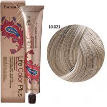 Стійка крем-фарба для волосся 10.021 Платиновий перлинний попелястий блондин Life Color Plus Farmavita, 100 мл
