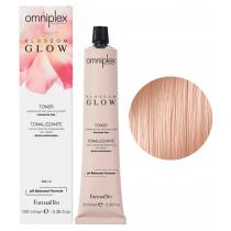 Тонер для волосся 10.43 Перламутрово мідно золотистий блондин Omniplex Blossom Glow Toner Farmavita, 100 мл