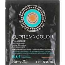 Порошок для знебарвлення щільного волосся Блакитний 8 тонів Suprema Color Bleaching Powder Farmavita, 500 г