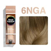 Тонер для волосся  6NGA Темний блонд нейтральний золотисто попелястий Matrix Tonal Control Pre Bonded Gel Toner, 90 мл
