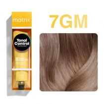 Тонер для волосся  7GM Золотистий мокко блондин Matrix Tonal Control Pre Bonded Gel Toner, 90 мл