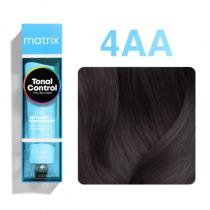 Тонер для волосся  4AA Шатен глибокий попелястий Matrix Tonal Control Pre Bonded Gel Toner, 90 мл