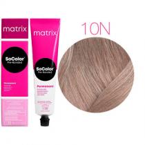 Стійка фарба для волосся 10N Натуральний дуже світлий блондин Matrix Socolor Pre-Bonded, 90 мл