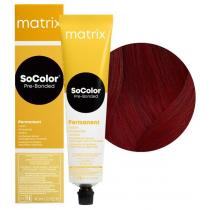 Стійка фарба для волосся 5 RR+ Інтенсивний червоний світлий шатен Matrix Socolor Pre-Bonded Reflect, 90 мл
