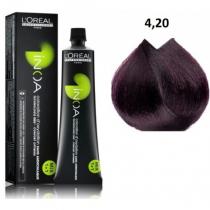 Фарба для волосся без аміаку 4.20 шатен перламутровий Inoa Mix L'oreal, 60 мл