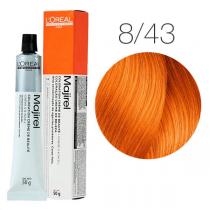 Фарба для волосся 8.43 світлий мідний блонд L'oreal Professionnel Majirel, 50 мл