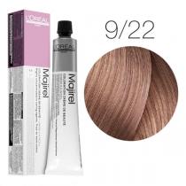 Фарба для волосся 9.22 дуже світлий блондин глибокий фіолетовий L'oreal Professionnel Majirel, 50 мл
