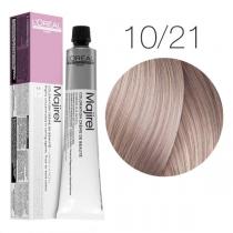 Фарба для волосся 10.21 дуже-дуже світлий блондин попелястий перамутровий L'oreal Professionnel Majirel, 50 мл
