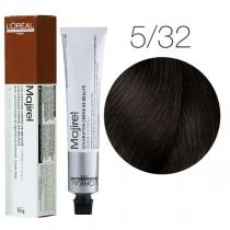 Фарба для волосся 5.32 Світлий шатен золотисто-перламутровий Majirel Color Correction L'oreal, 50 мл