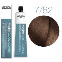 Стійка фарба для сивого волосся 7.82 блондин мокка перламутровий Majirel Cool Cover L'oreal, 50 мл