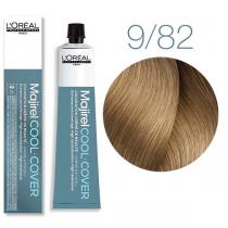 Стійка фарба для сивого волосся 9.82 дуже світлий блондин мокка перламутровий Majirel Cool Cover L'oreal, 50 мл