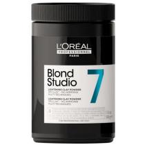 Пудра для освітлення волосся до 7 рівнів без аміаку Loreal Blond Studio Multi Techniques, 500 г