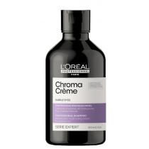 Шампунь-нейтралізатор жовтого тону для світлого волосся L'Oreal Serie Expert Chroma Creme Purple Dyes 300 мл
