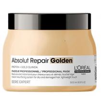 Маска для інтенсивного відновлення пошкодженого волосся L'Oreal Serie Expert Absolut Repair Golden, 500 мл