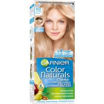 Стійка крем-фарба для волосся 102 Сніговий блонд Color Naturals Garnier, 110 мл