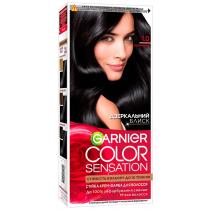 Фарба для волосся 1.0 дорогоцінний чорний агат Color Sensation Garnier, 110 мл