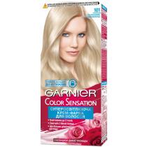 Фарба для волосся 101 Сріблястий блонд Color Sensation Garnier, 110 мл